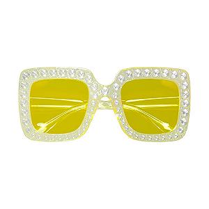 Сонцезахисні Окуляри Tabanzhe Квадратні Однотонні Жовті - Фото 1