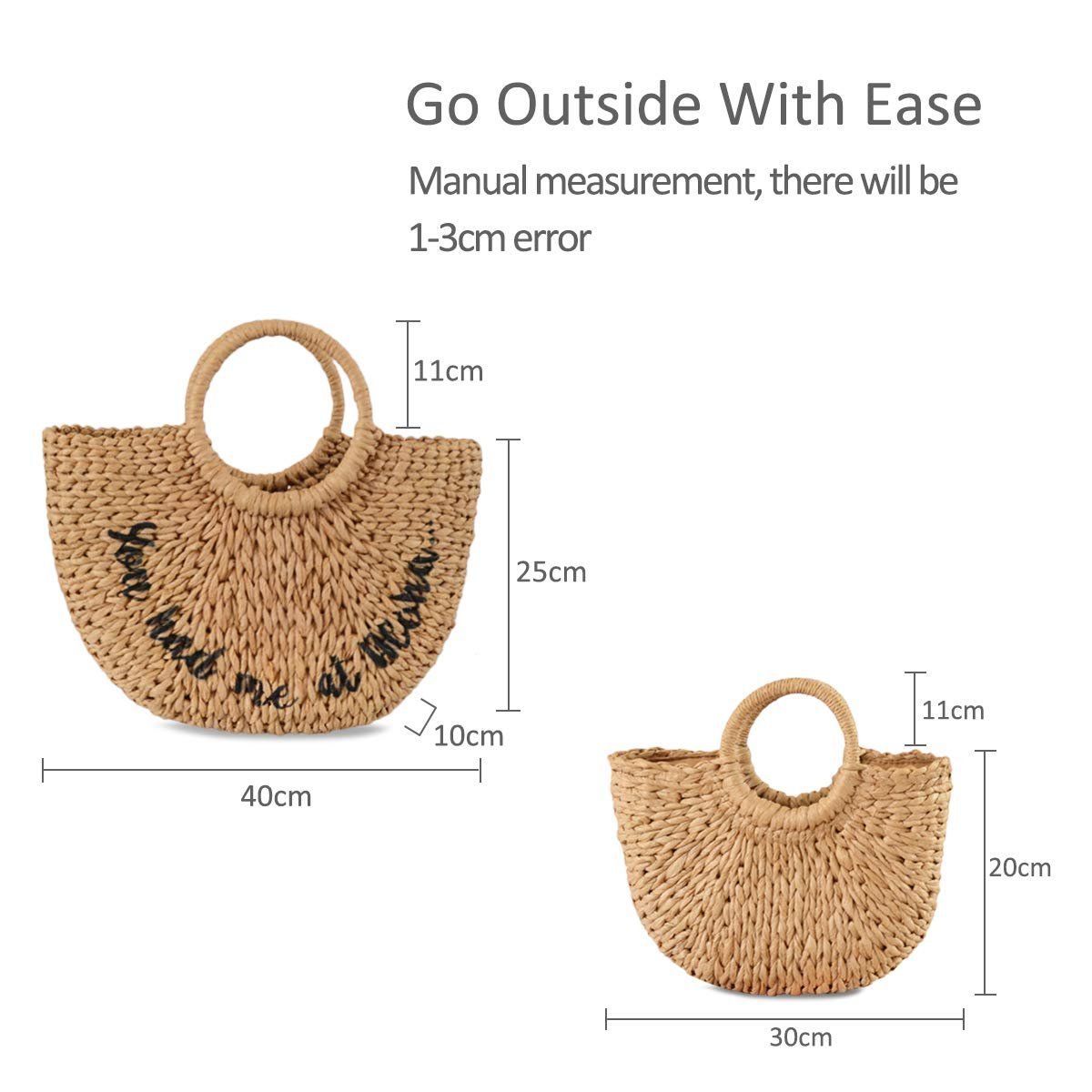 Сумка женская Nicole & Doris, соломенная, пляжная, плетеная из ротанга, фото №5