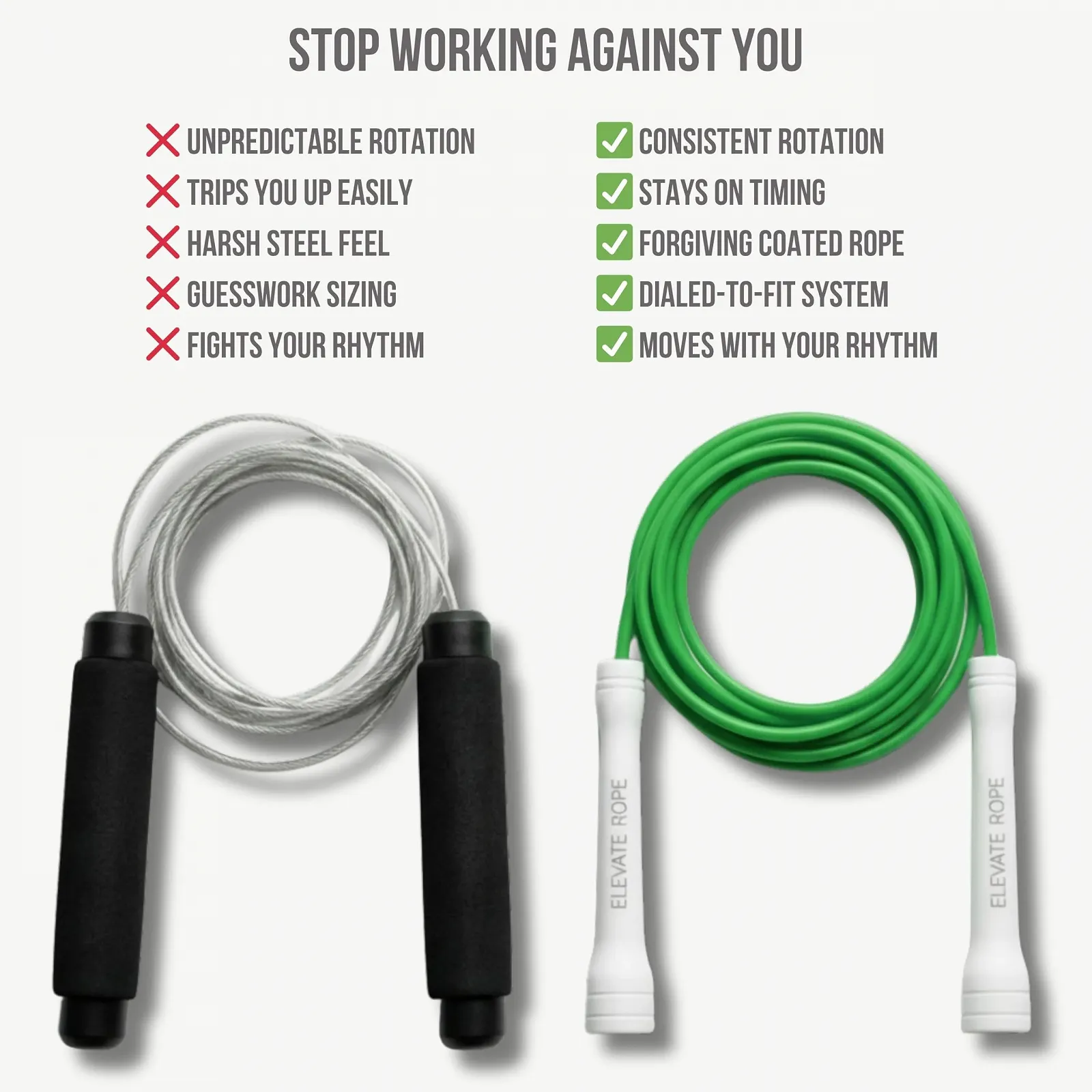 Скакалка Elevate Speed Rope MAX 5 мм 3 м, фото №7 Скакалка Elevate Speed Rope MAX 5 мм 3 м, фото №7