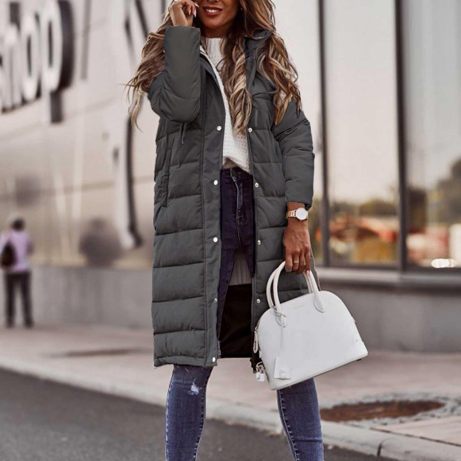 Жіноче пальто Зимова куртка Жіноча тепла довга, фото №3