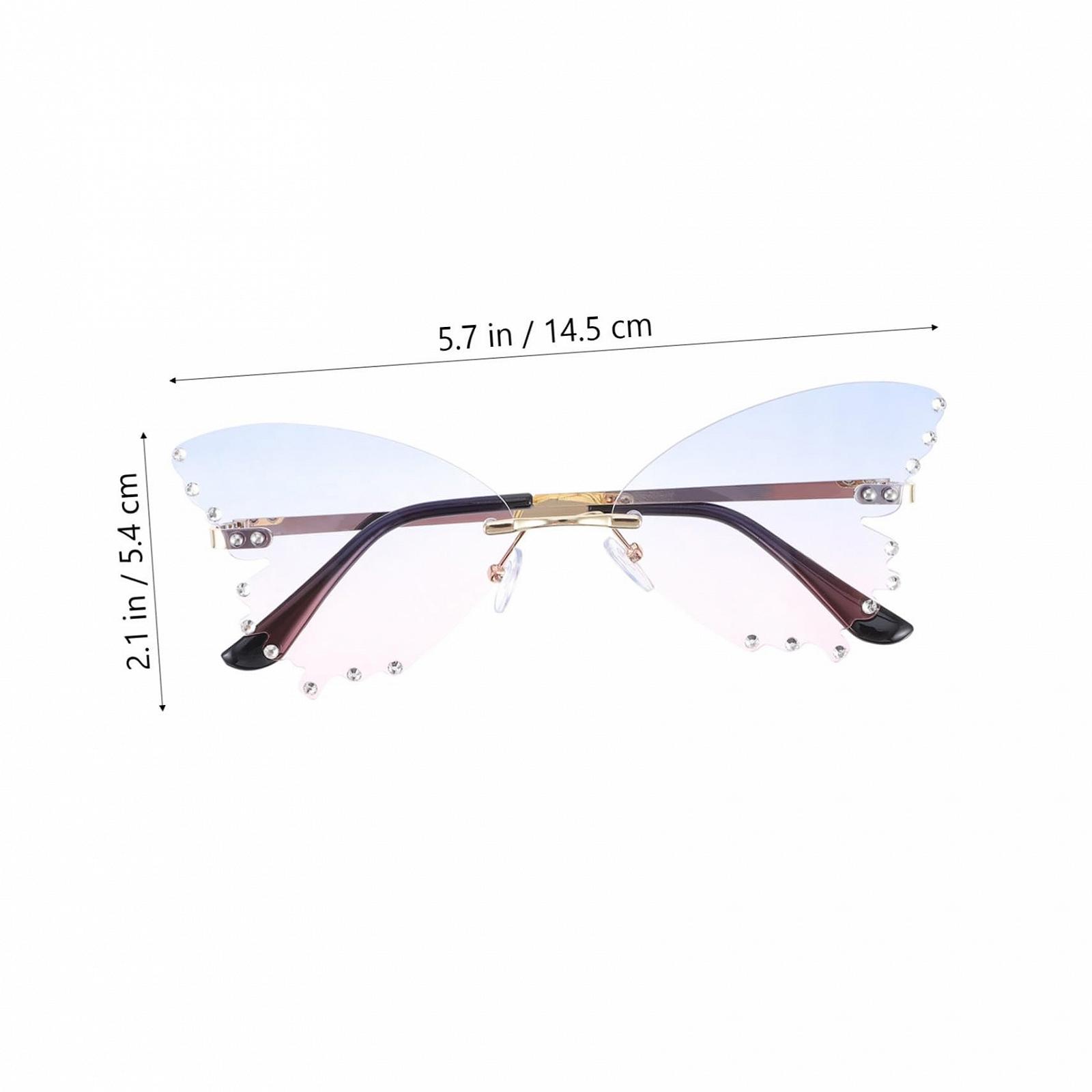 Солнцезащитные очки PACKOVE Без оправы Зеркальные летние, фото №9