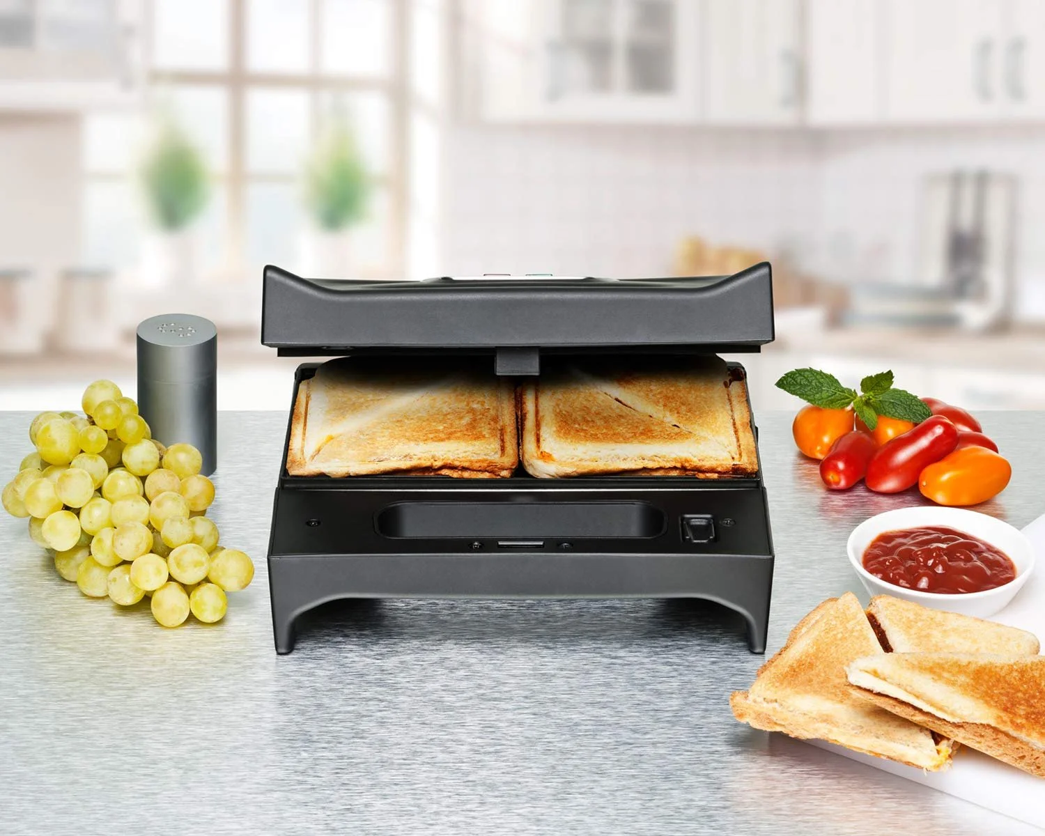 Мультитостер та гриль 3-в-1 ROMMELSBACHER SWG 700 Max (сендвічниця, вафельниця для бельгійських вафель), фото №4