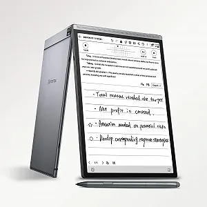Электронная книга 8.2" iFLYTEK AINOTE Air 2 / 32ГБ / Android 11 / Wi-Fi / Bluetooth / Сенсорный E-Ink экран (1440 x 1920) / Настраиваемая яркость / Динамик / Серый synthetic.ua - Фото 1