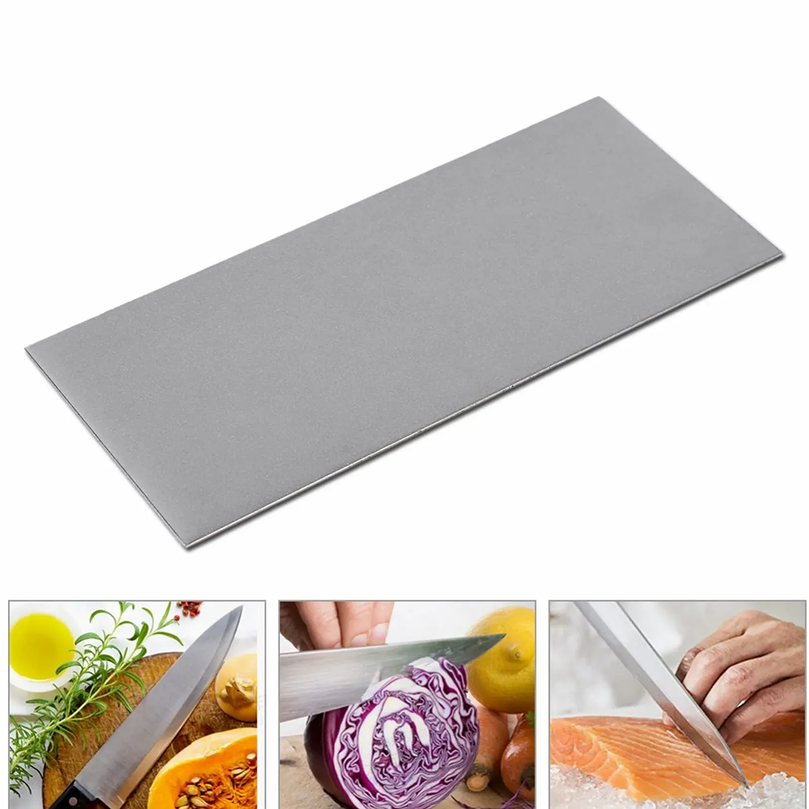 Точильний камінь алмазний 2500 грит 17 x 7,5 см портативний полірувальний, фото №4