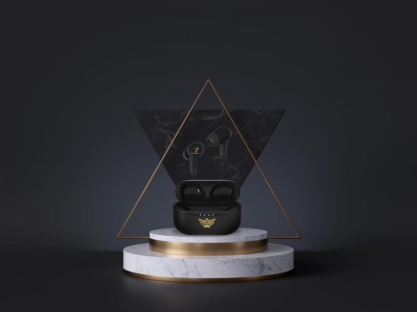 Наушники OTL Technologies V5.0 Zelda беспроводные Bluetooth с зарядным боксом Черные, фото №6
