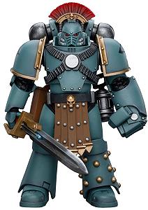 Фігурка колекційна JoyToy Warhammer The Horus Heresy Sons of Horus MKIV Tactical Squad Sergeant with Power Fist, масштаб 1:18 - Фото 1
