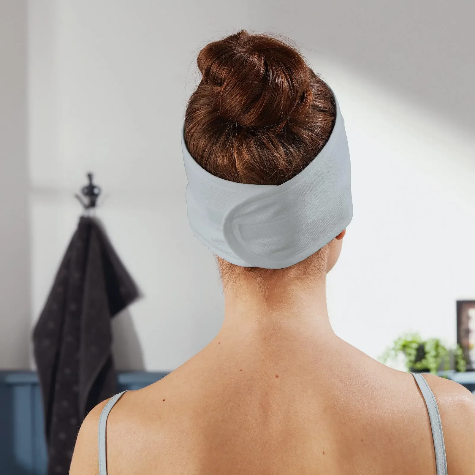 Пов'язка на голову Erwin M6ller Косметична, світло-сіра, фото №9