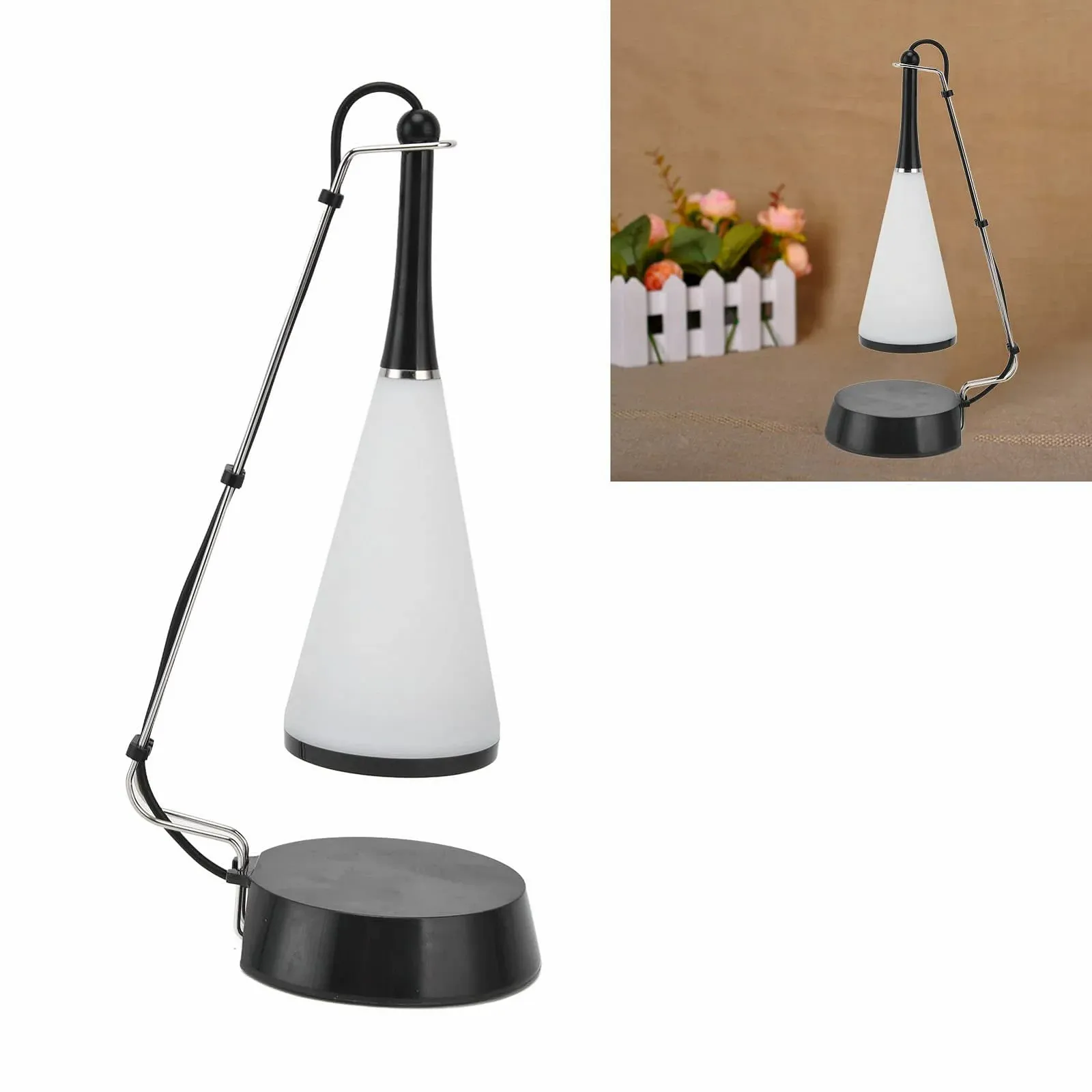 Настільна лампа Topyond Speaker Сенсорна Bluetooth LED Димерна USB Акумуляторна, фото №4