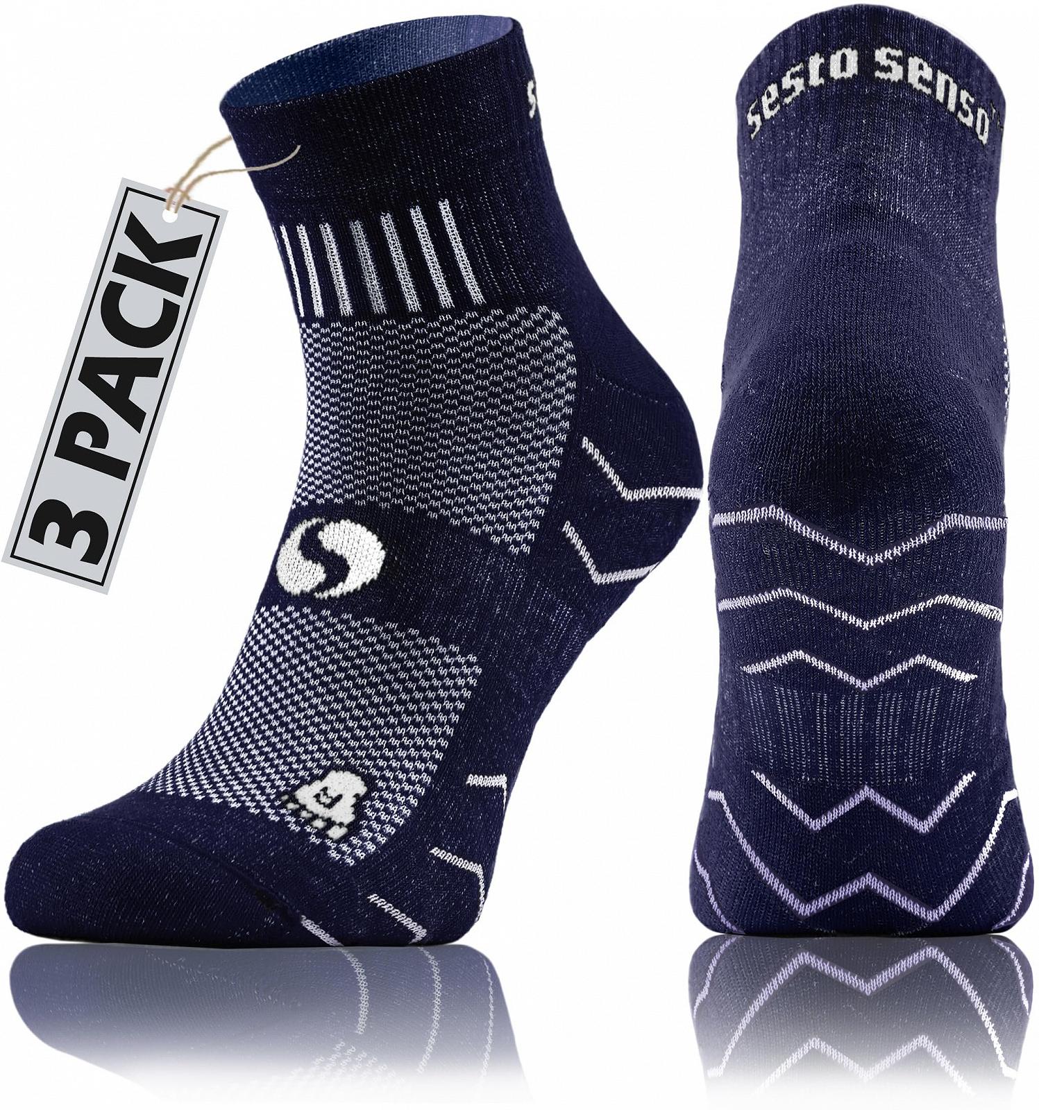 Носки для бега Sesto Senso Хлопковые спортивные носки 3 пары, фото №1