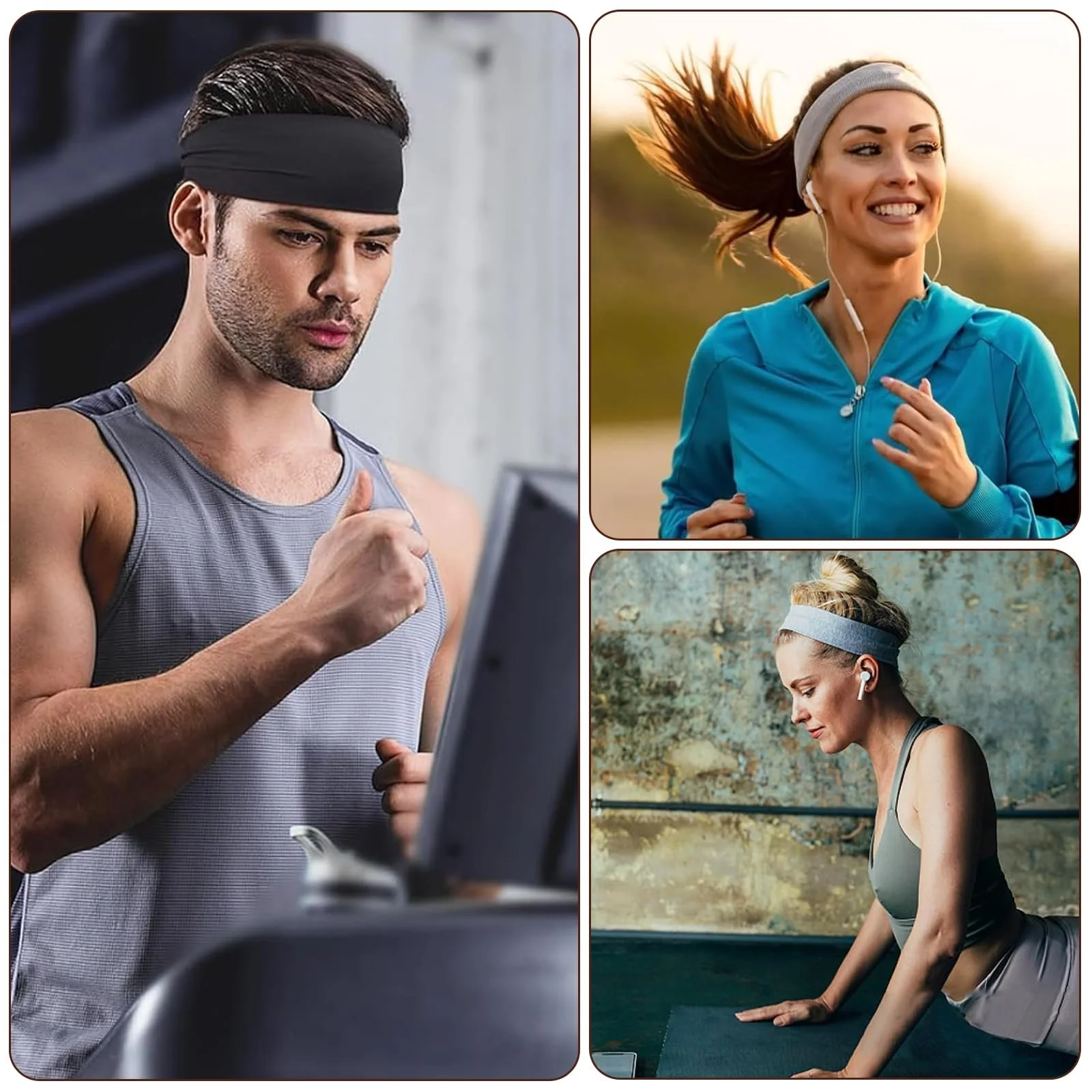 Набір пов'язок для волосся жіночих 6 шт., фото №6