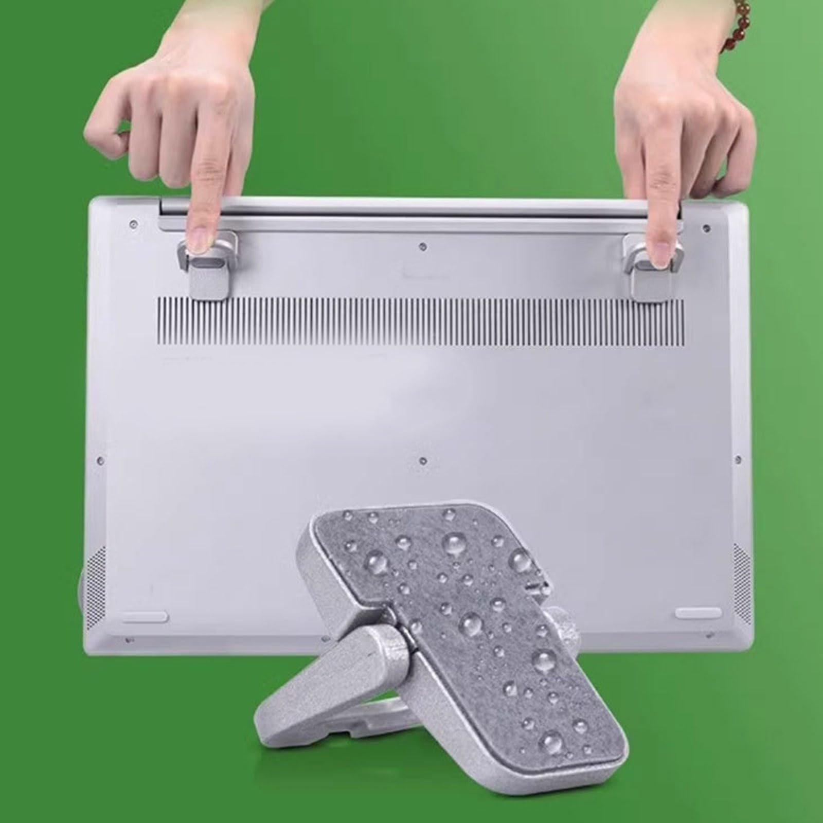 Легкая прочная подставка для ноутбука, регулируемая подставка для ноутбука и устройств, широкая совместимость, алюминиевая подставка для ноутбука, фото №4
