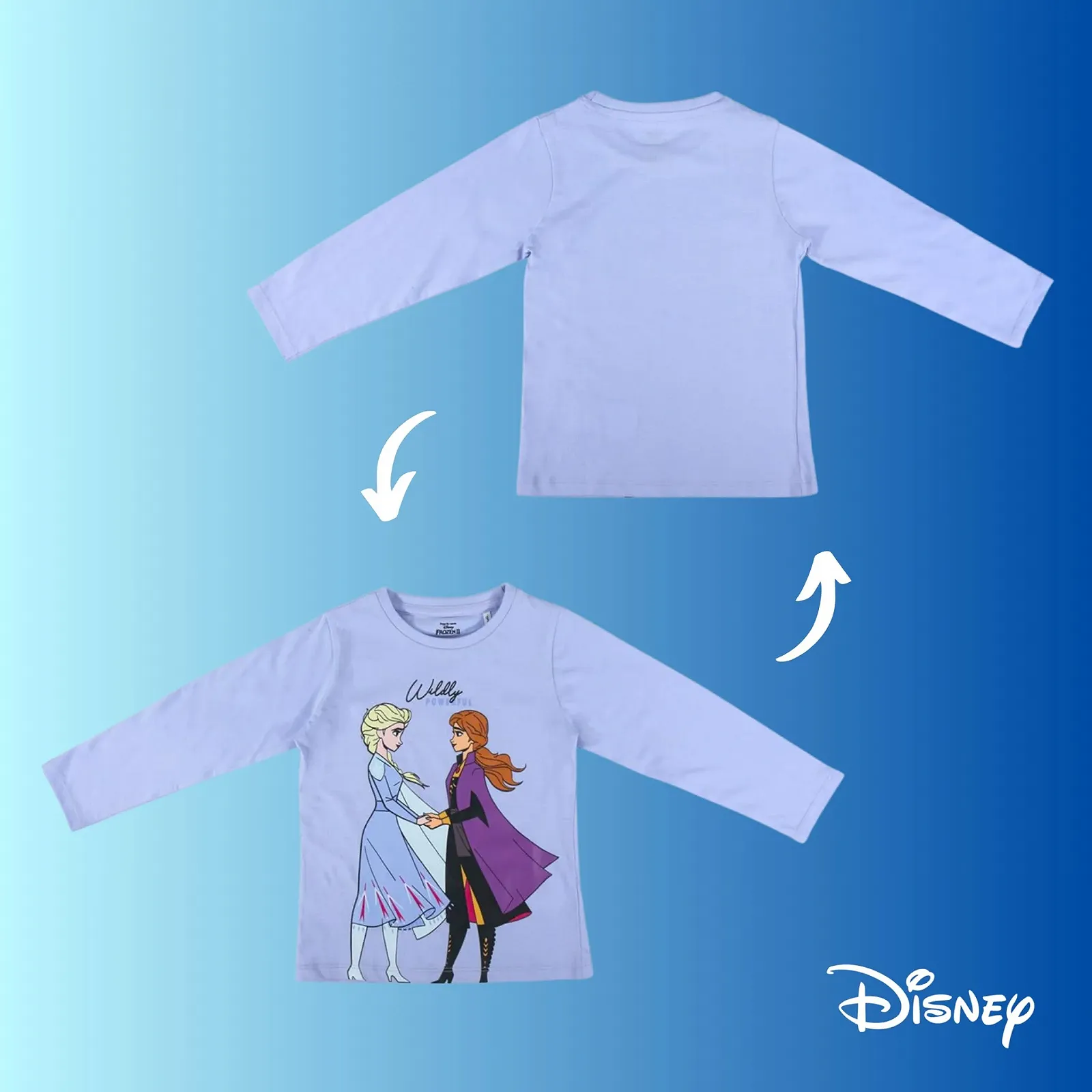 Піжама Disney Elsa and Anna Футболка та довгі штани М'яка бавовняна Тканина з мотивом Frozen, фото №3