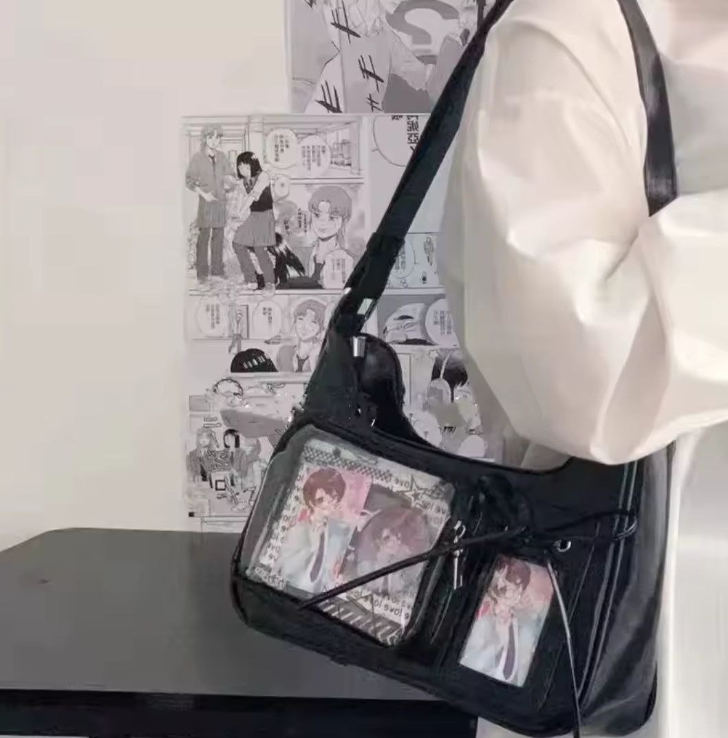 Модная черная женская сумка, фото №1