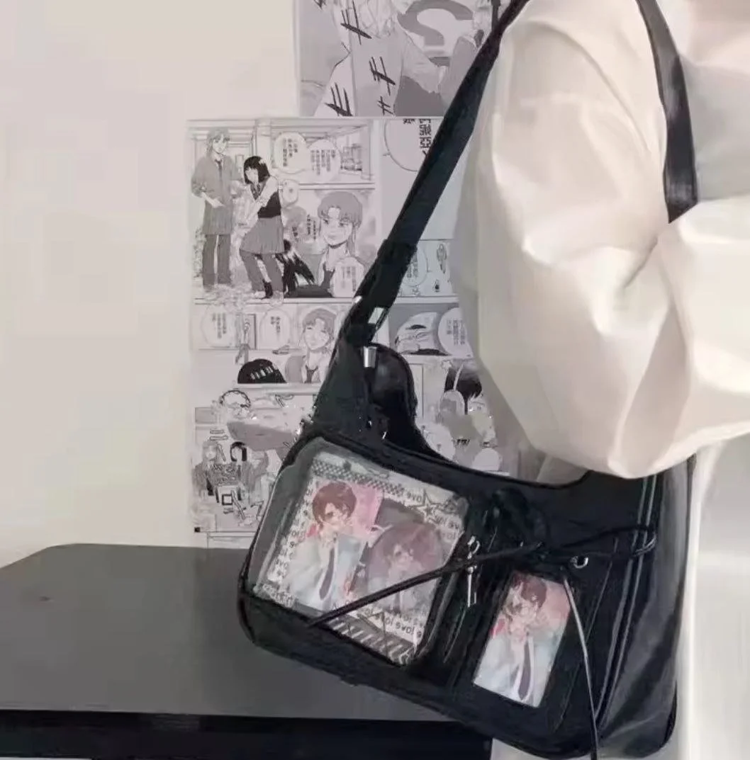 Модная черная женская сумка, фото №1