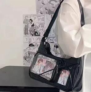 Модная черная женская сумка - Фото 1