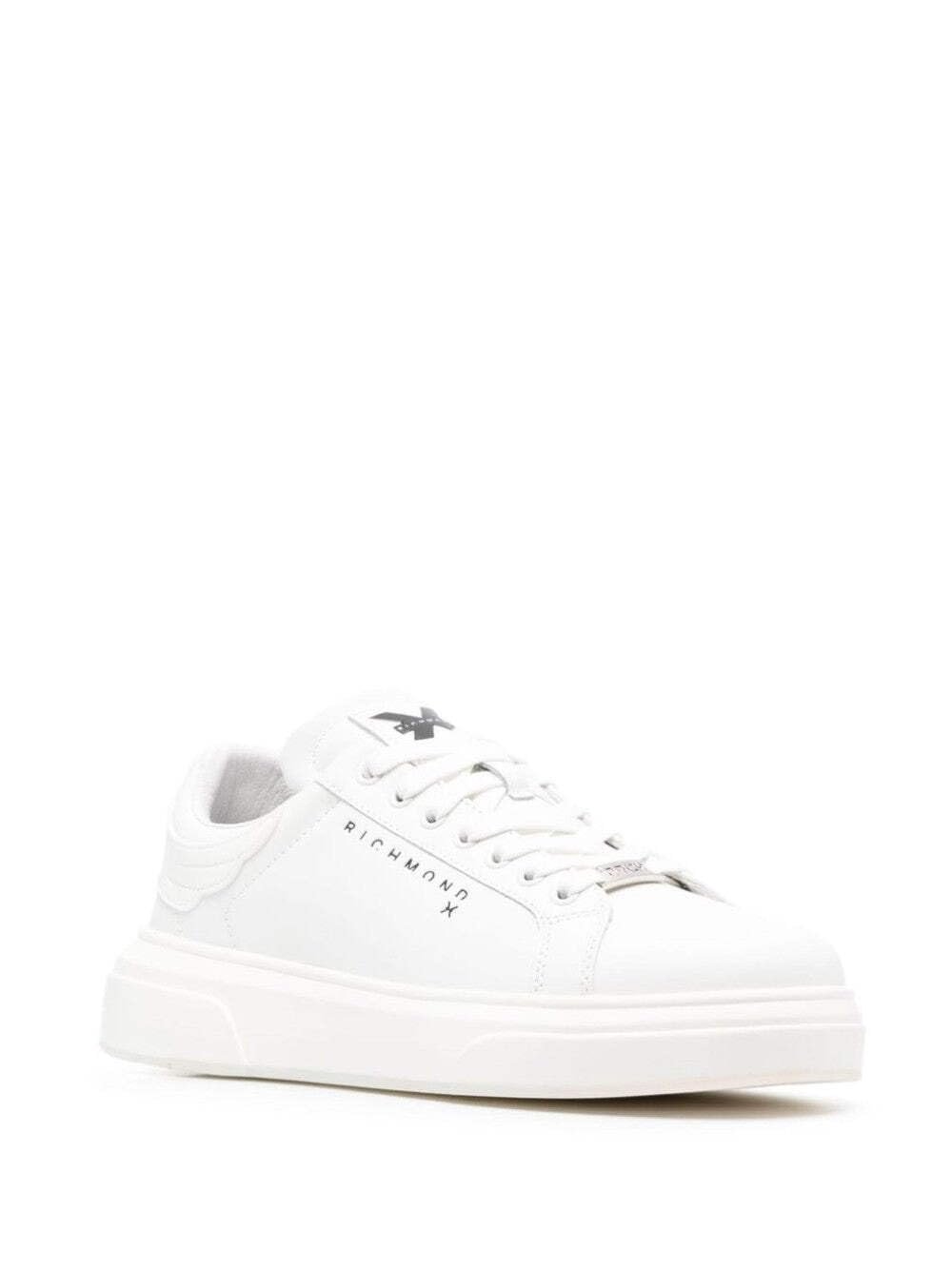 Кросівки John Richmond 20007/CP Шкіра білий, фото №3