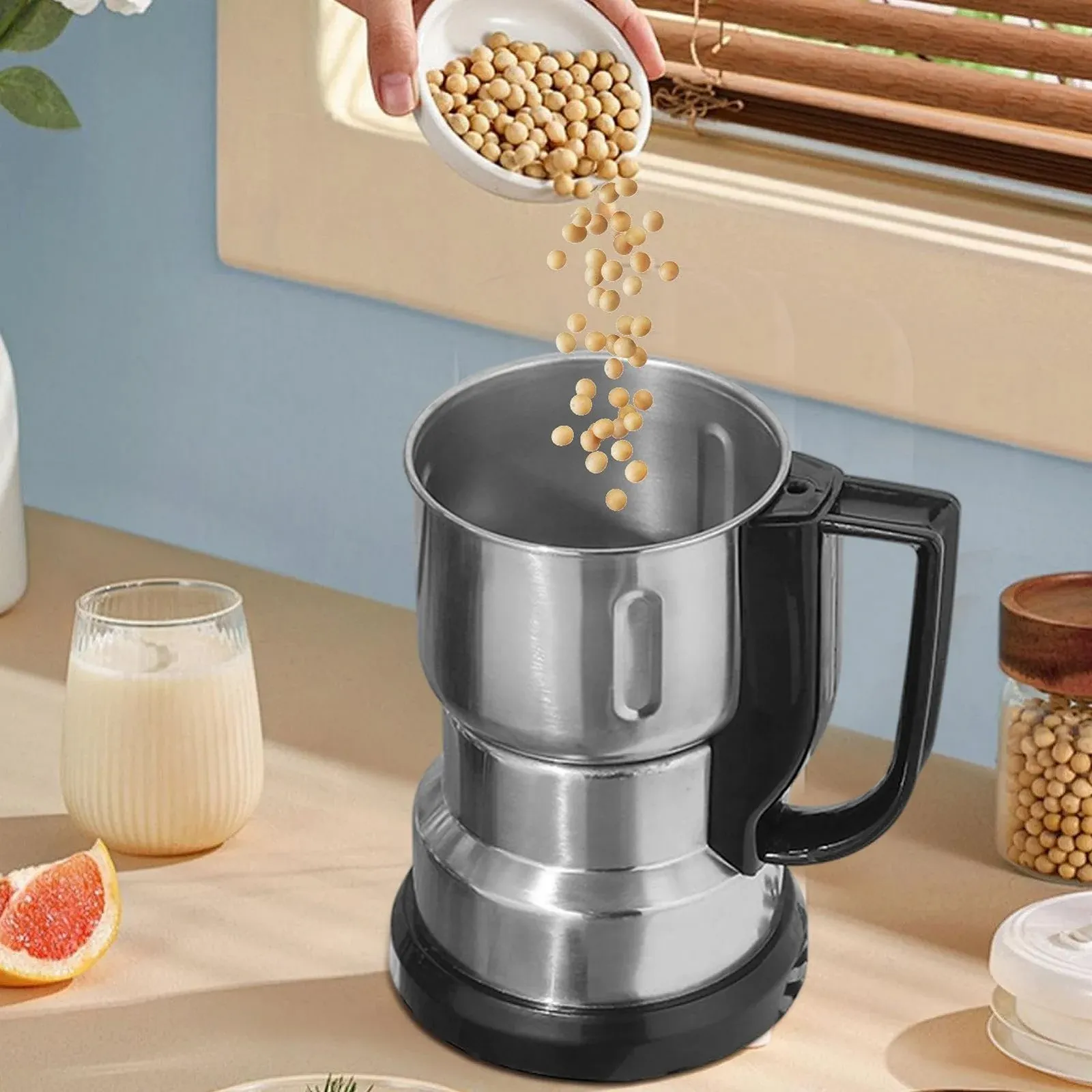 Электрическая кофемолка, Измельчитель из нержавеющей стали, Электрическая, фото №2 Электрическая кофемолка, Измельчитель из нержавеющей стали, Электрическая, фото №2