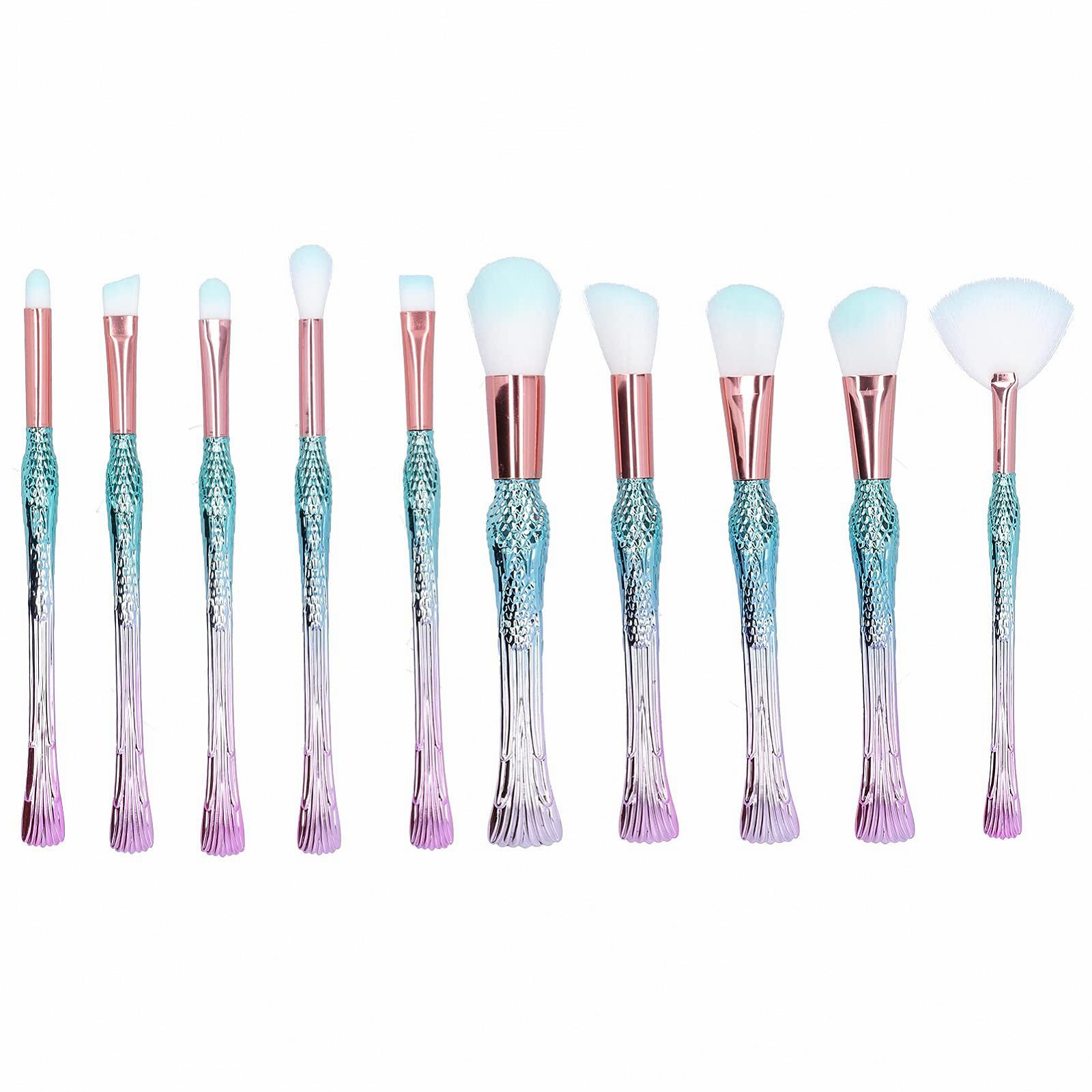 Набор кистей для макияжа Verdant Touch Beauty, 10 шт, профессиональные кисти для макияжа лица для начинающих, с мягким ворсом, фото №7
