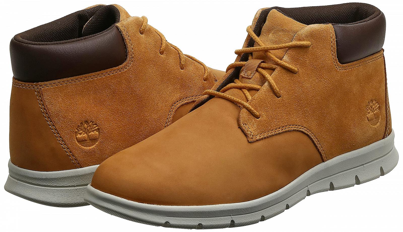 Ботинки Timberland Graydon Кожаные Chukka Коричневый нубук, фото №7