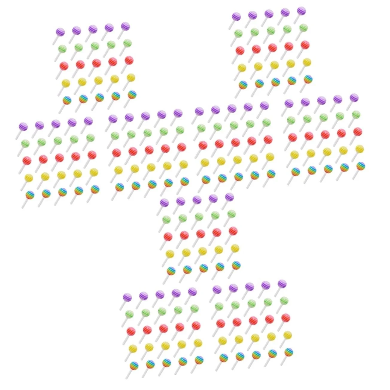 Прикраси для нігтів Цукерки Beavorty 75 шт. Барвисті прикраси, фото №1