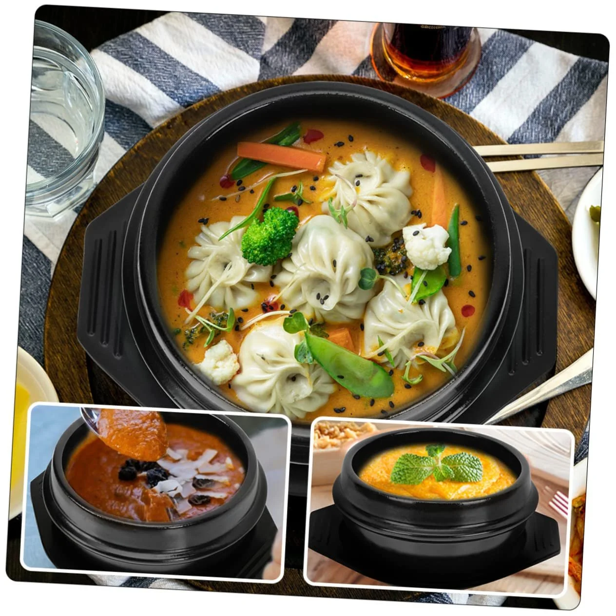 Горшок для бибимбапа керамический антипригарный, фото №2