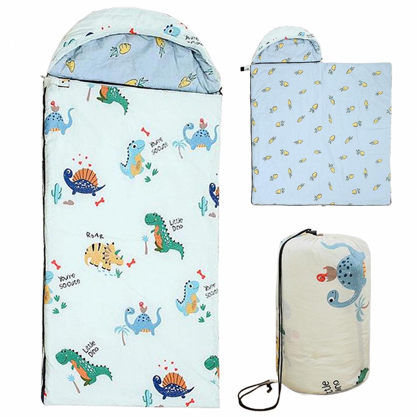 Спальний мішок Portable Funny Dinosaur для дітей Розмір 74.8х29.5 дюймів, фото №1