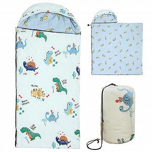 Спальный мешок Portable Funny Dinosaur для детей Размер 74.8х29.5 дюймов - Фото 1