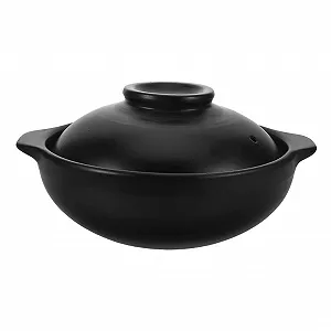 Кастрюля для супа Ciieeo Kitchen Cookware керамическая жаростойкая большая с крышкой - Фото 1