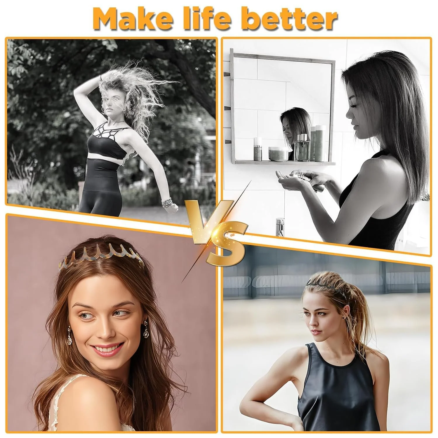 Набор из 2-х зигзагообразных обручей., фото №5