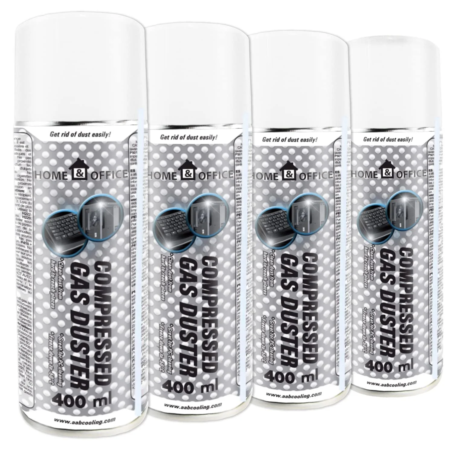 Стиснене повітря AABCOOLING Home & Office K1 4 x 400 мл, фото №1 Стиснене повітря AABCOOLING Home & Office K1 4 x 400 мл, фото №1