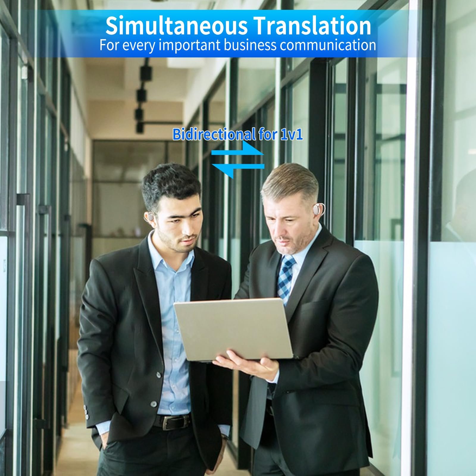 Наушники-переводчики Белый, фото №4 Наушники-переводчики Белый, фото №4