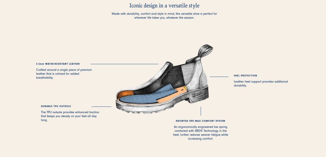 Челси Blundstone Originals Low Cut Кожаные ботинки, фото №6
