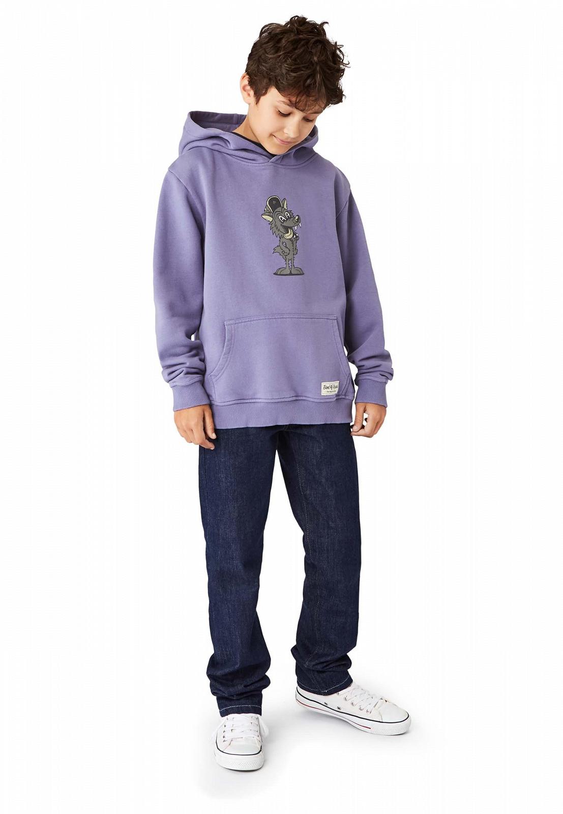 Детское худи Band of Rascals Wolf из органического хлопка, фото №3