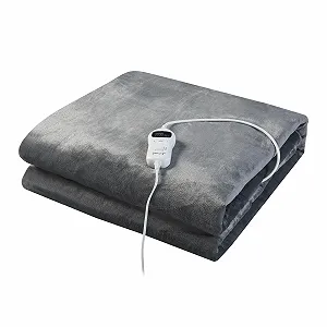 Электрическое одеяло [en.casa] Archi 200 x 150 см, темно-серое synthetic.ua - Фото 1