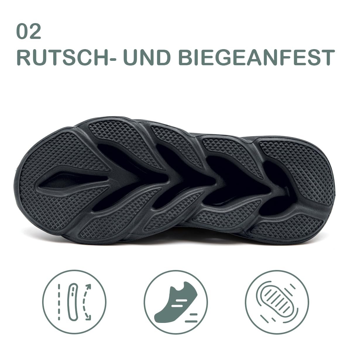 Чоловічі зимові утеплені черевики ZDFQLGV для активного відпочинку Водонепроникні, фото №3