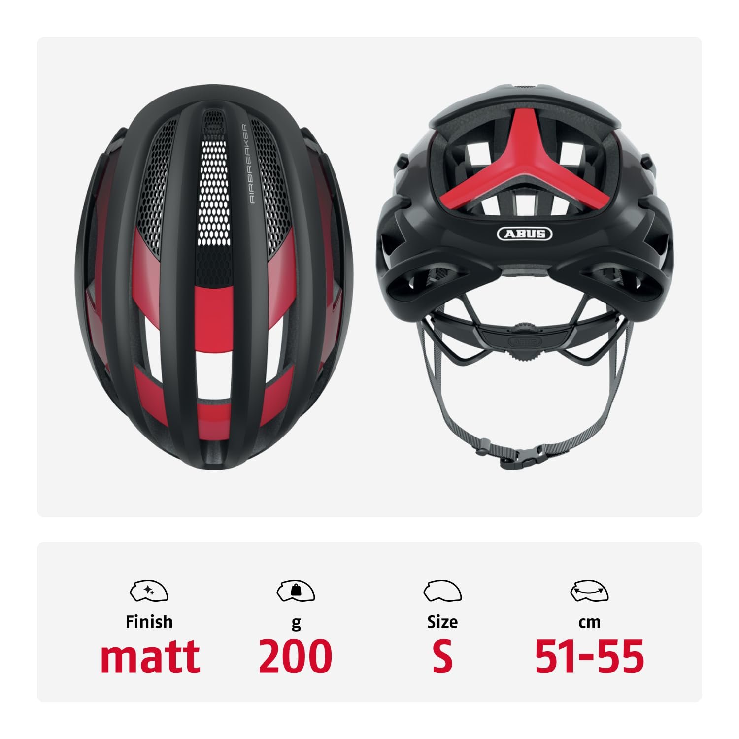 Шолом ABUS AirBreaker Road Bike, фото №3