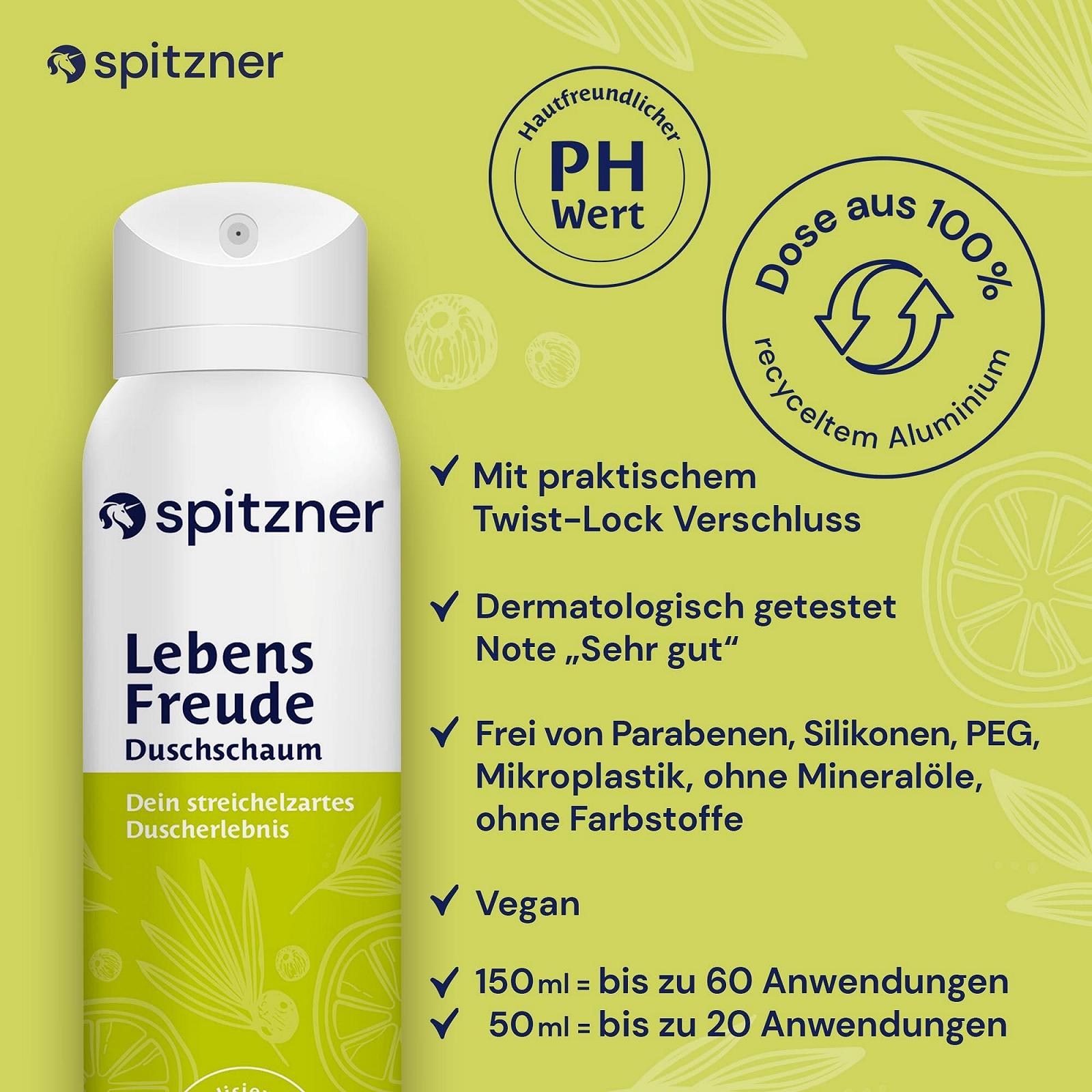 Мус для душу Spitzner Acai Yuzu 6x50 мл, фото №4