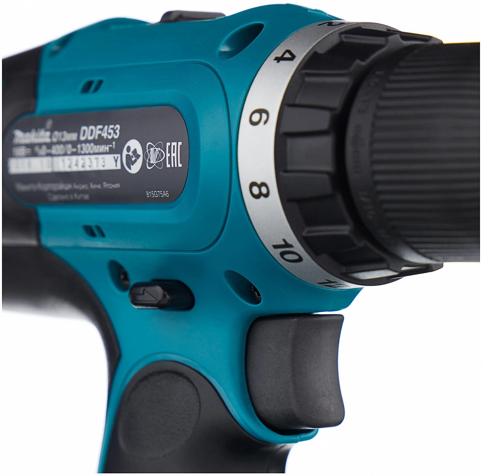 Шуруповерт аккумуляторный Makita DDF453SYE, фото №8 Шуруповерт аккумуляторный Makita DDF453SYE, фото №8