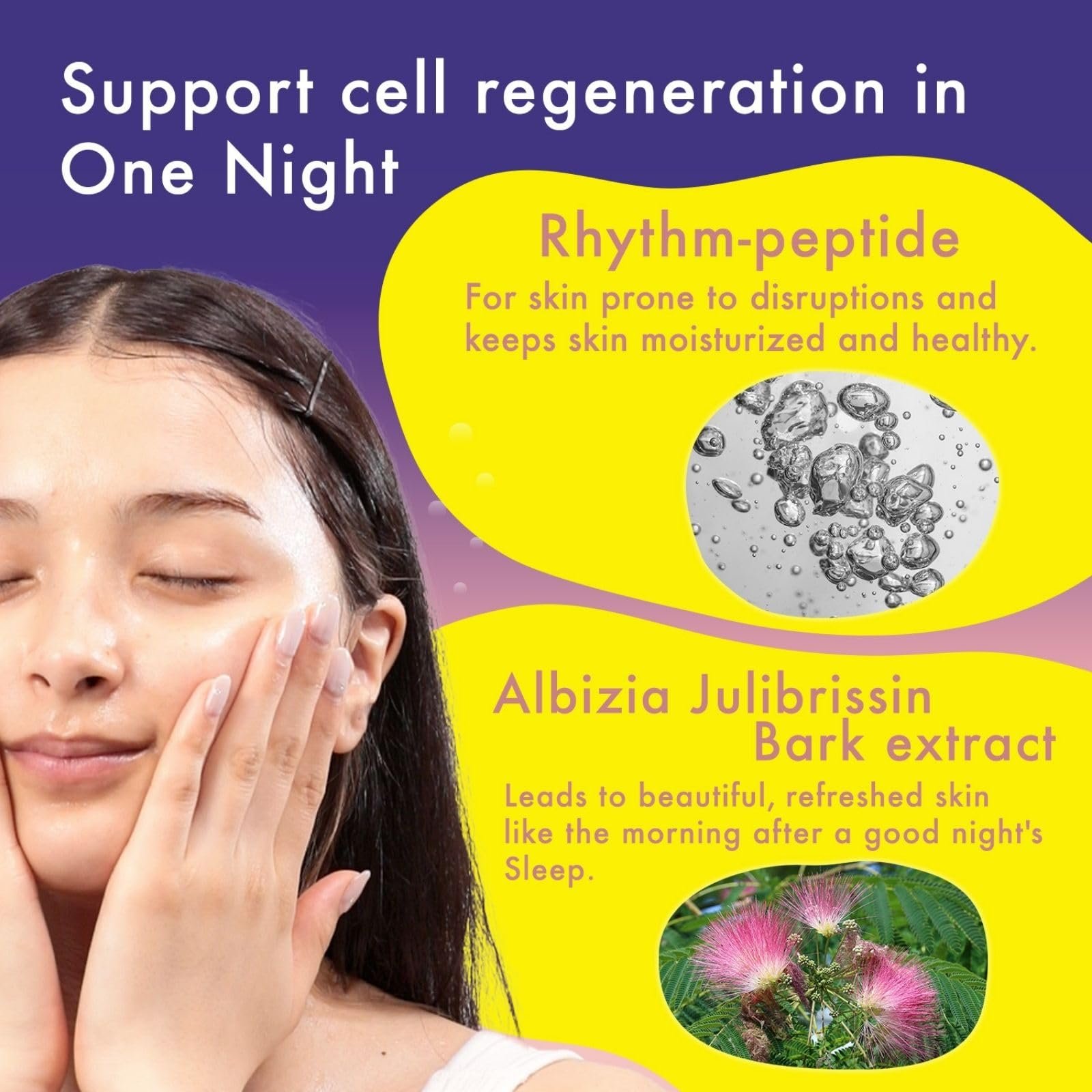 Маска для обличчя Lululun One Night Rescue Transparency One Night C 3K - 5 шт, фото №4