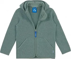 Вовняна флісова куртка для дітей на блискавці Finkid Luonto synthetic.ua - Фото 1