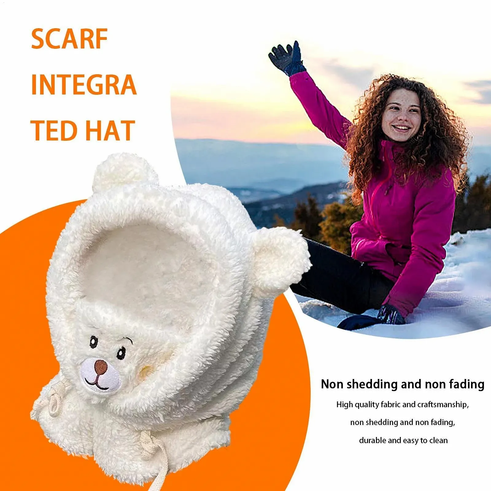 Плюшевая шапка-мишка Jl kegfdf мягкая, теплая, фото №2 Плюшевая шапка-мишка Jl kegfdf мягкая, теплая, фото №2