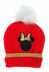 Шапка детская Минни Маус, красная, 54 - Фото 1