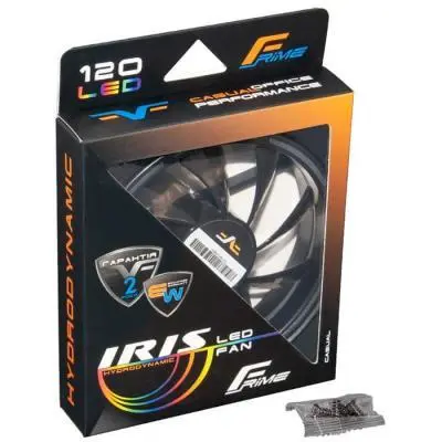 Кулер для корпуса Frime LED Fan 16LED Multicolor 2 (FLF-HB120MLT216), фото №3