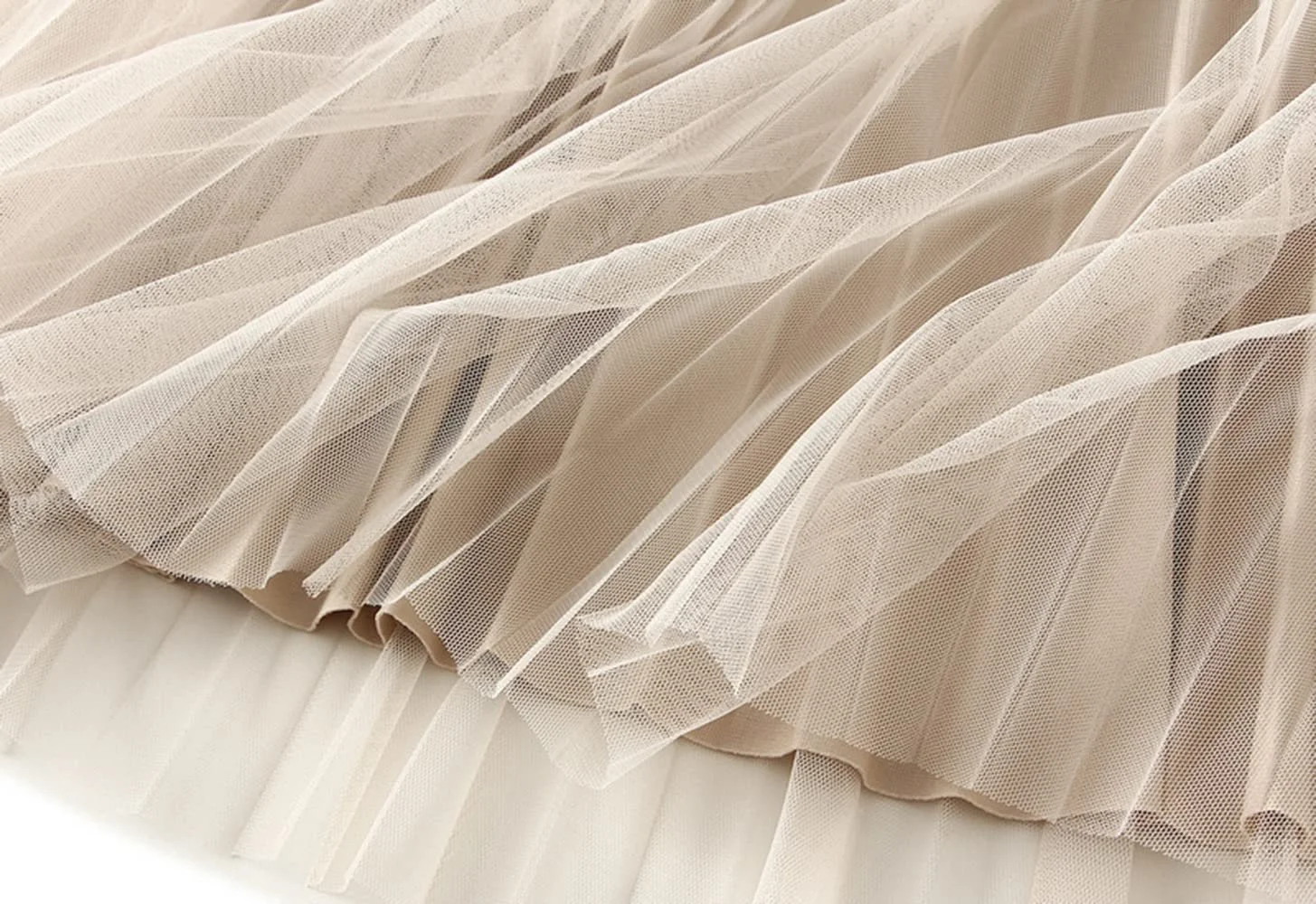 Юбка Тюлевая Jemsia A-силуэта Миди Эластичная с Высокой Талией Плиссированная для Вечеринок и Балета с Украшением для Женщин и Девушек, фото №7