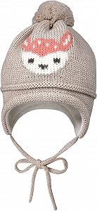 Шапка з помпоном maximo для дівчаток, рожева - Фото 1