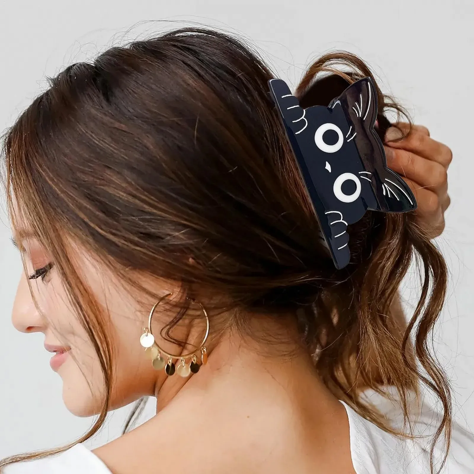 Заколки-крабики для волос Стильная заколка Милая форма кошки Украшение для волос Модные аксессуары Аксессуары для ухода за красотой для ежедневного использования Отпуск, фото №9 Заколки-крабики для волос Стильная заколка Милая форма кошки Украшение для волос Модные аксессуары Аксессуары для ухода за красотой для ежедневного использования Отпуск, фото №9