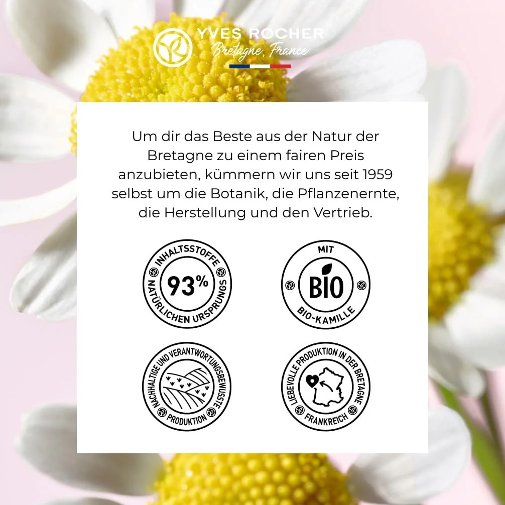 Крем для обличчя та тіла Yves Rocher Pure Camomile заспокійливий з ромашкою 125 мл, фото №5