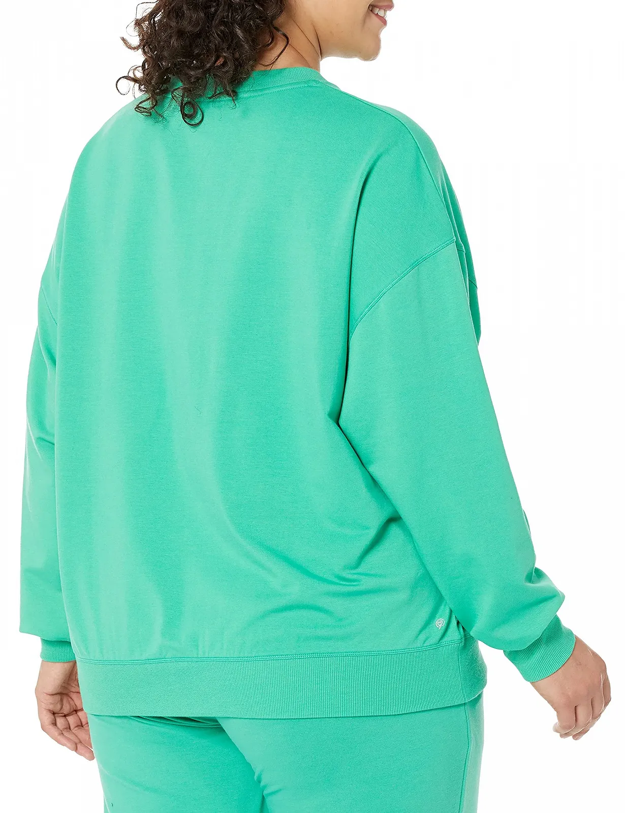 Свитшот The Drop свободного кроя с длинными рукавами, круглым вырезом и заниженной линией плеча Margot, фото №5