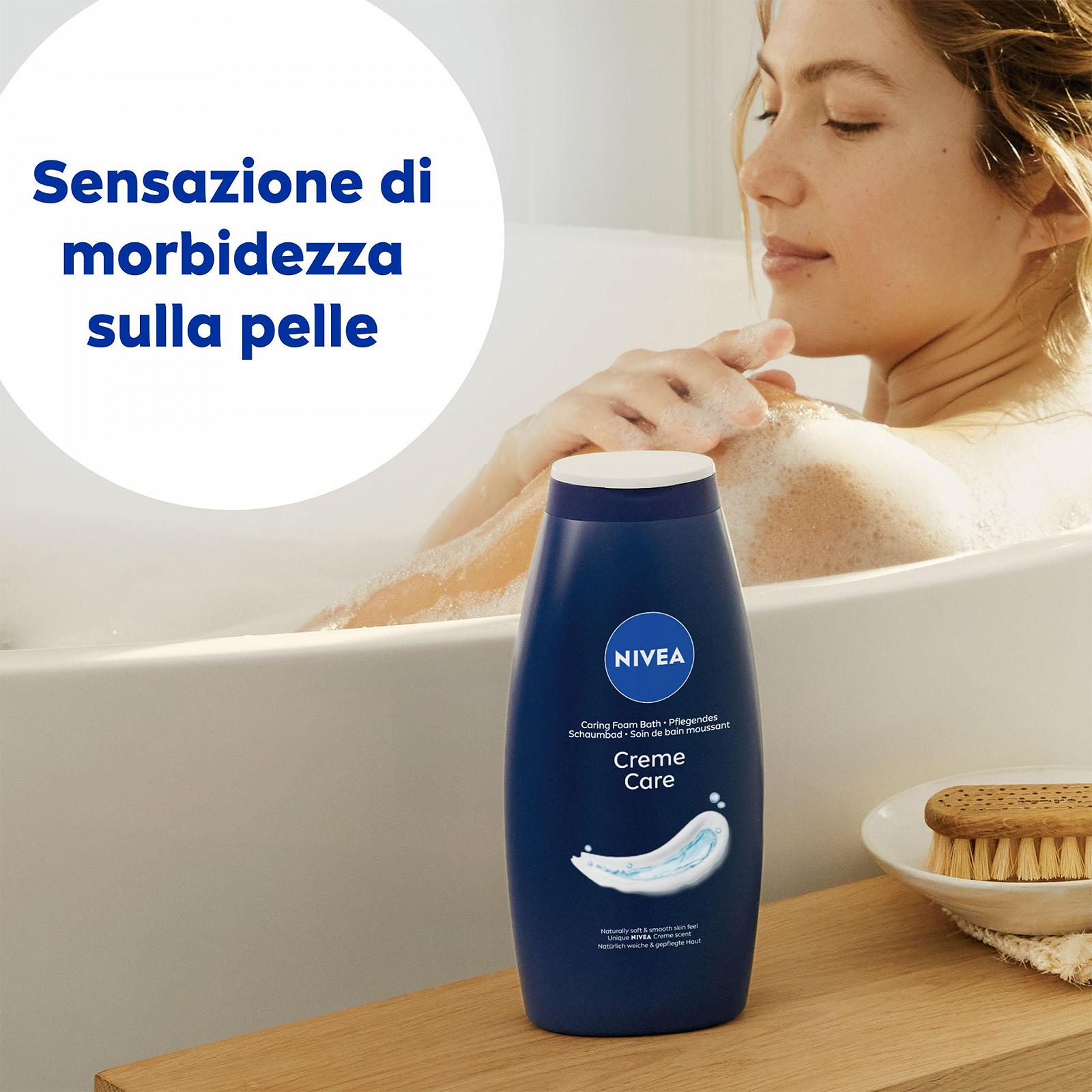 Гель-крем для душа NIVEA Creme Care 750 мл с витаминами C, E и питательными маслами, фото №2