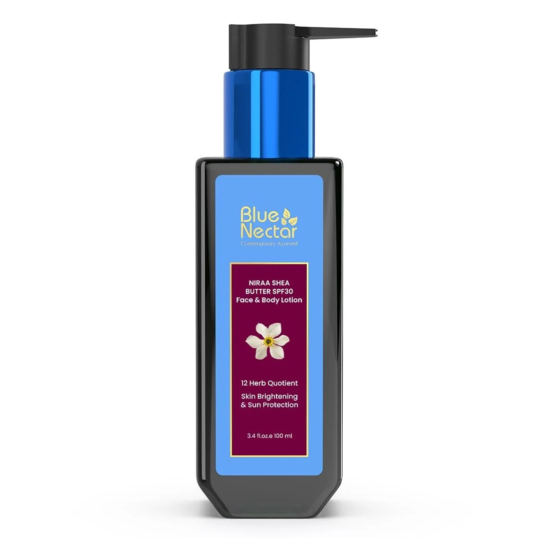 Лосьйон для тіла Blue Nectar SPF 30 PA++ з маслом для чоловіків та жінок, Трав'яний сонцезахисний лосьйон для тіла для захисту від UVA/B, фото №1
